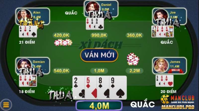 Quy tắc tính điểm game bài Xì Dách chính xác nhất
